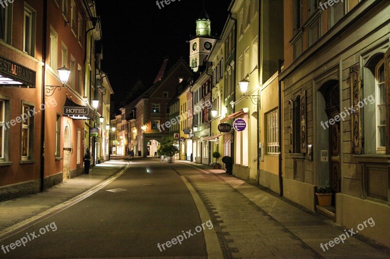 überlingen Lake Constance Historic Center Night Free Photos