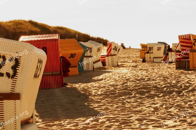 Beach Chair Sea Sand Clubs North Sea