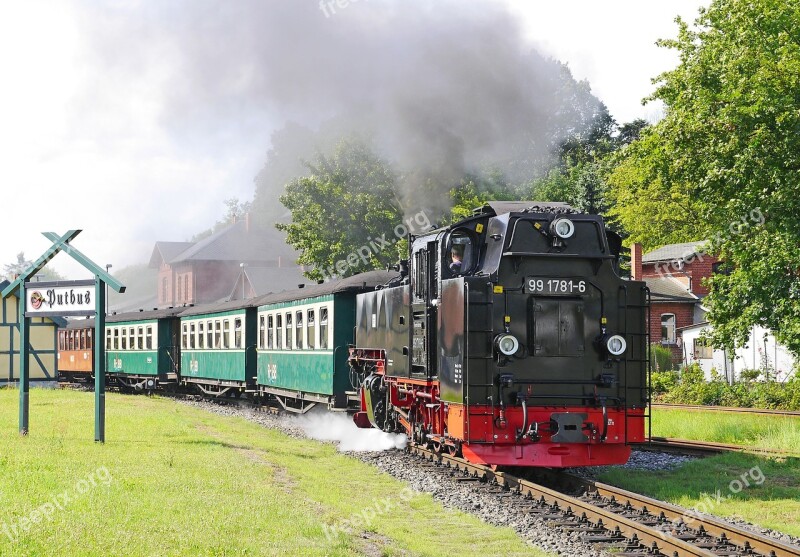 Rügen Rasender Roland Putbus Exit Departure