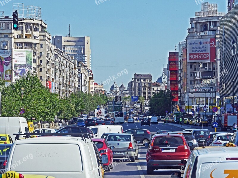 Bucharest Morning Traffic 10 00 Am Jam Junction