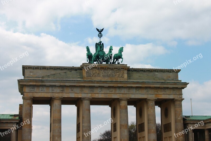 Brandenburg Gate Berlin Landmark Quadriga Building