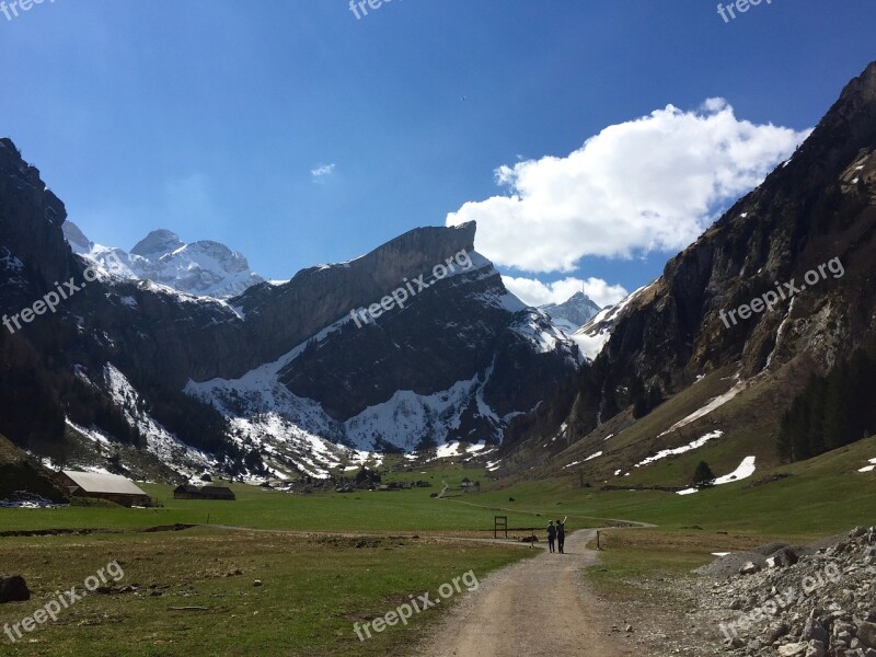 Alpine Switzerland Mountains Alp Nature