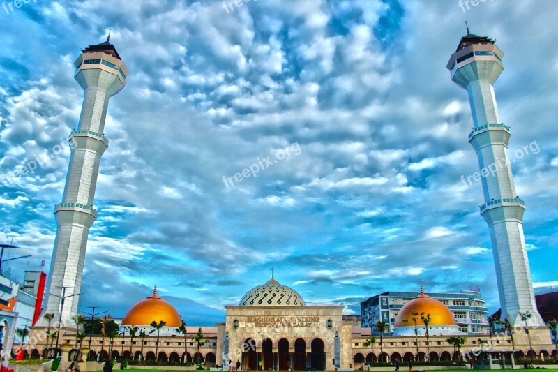 Great Mosque The Mosque Islam Bandung Architecture