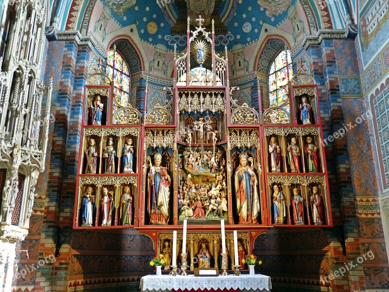 Altar Church Architecture Religion Art