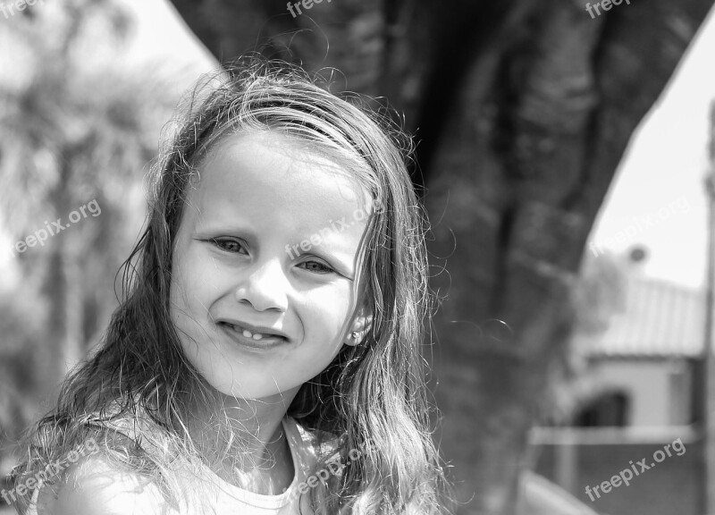 Little Girl Smile Happy Children Free Photos