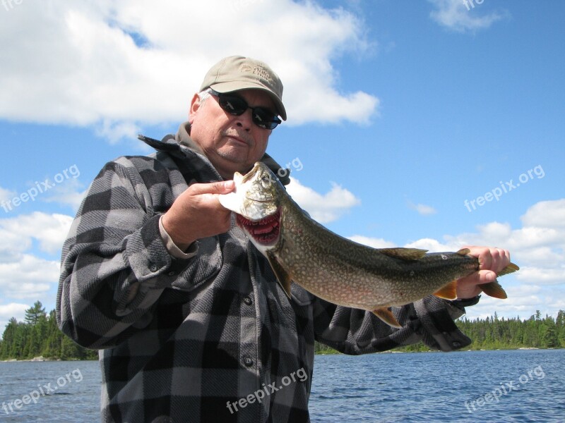 Fisherman Lake Trout Lake Catch Fish