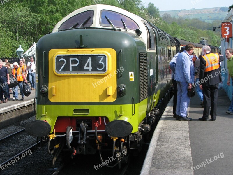 Deltic Diesel Engine British Loco