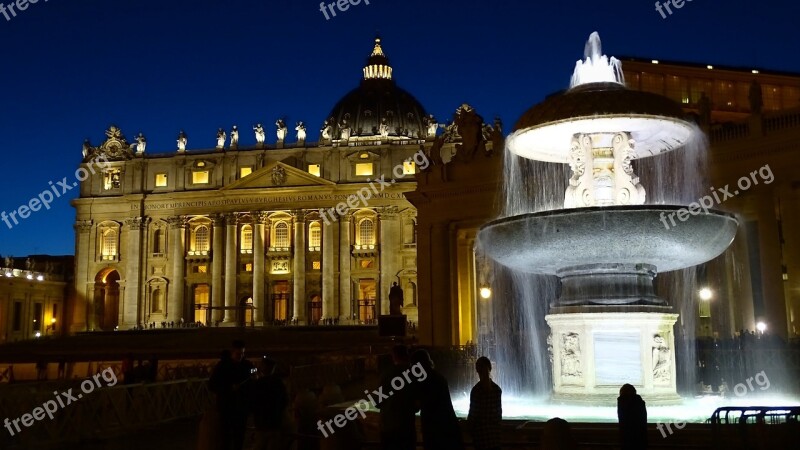 Italy Rome Architecture Building St Peter's Basilica