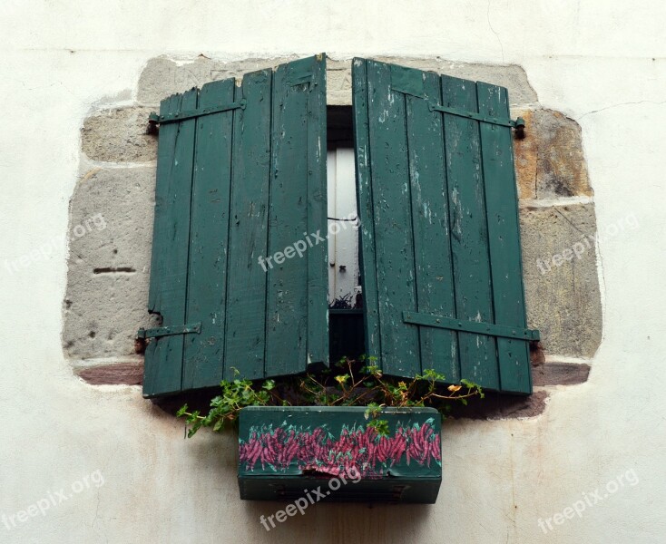 Window Pane Wood Former Old