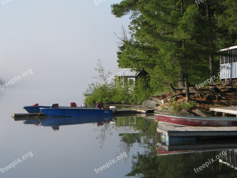 Fishing Lodge Fishing Lake Shore Outdoors