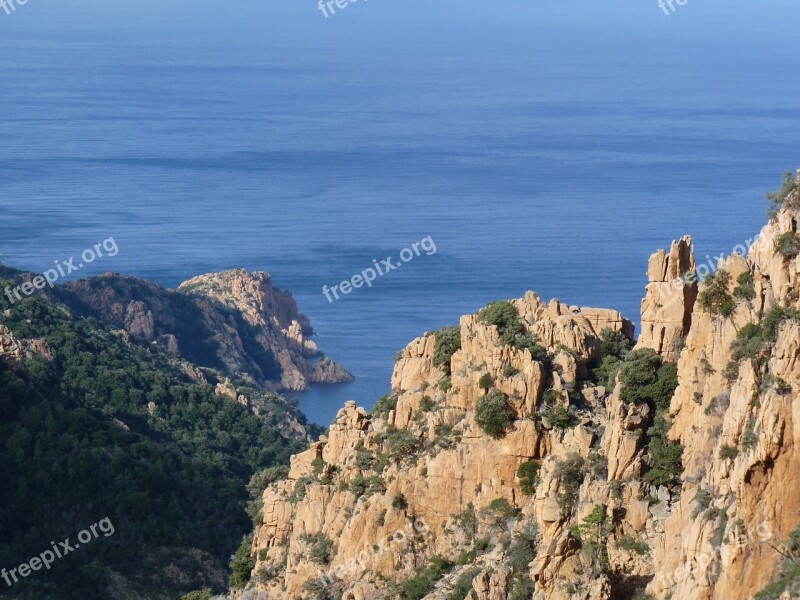 Creeks Of Piana Corsican Winter Free Photos