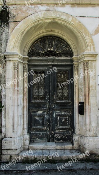 Cyprus Larnaca Town Old House Entrance