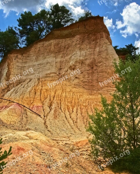 Rustrel Provence Provencal Colorado France Vaucluse