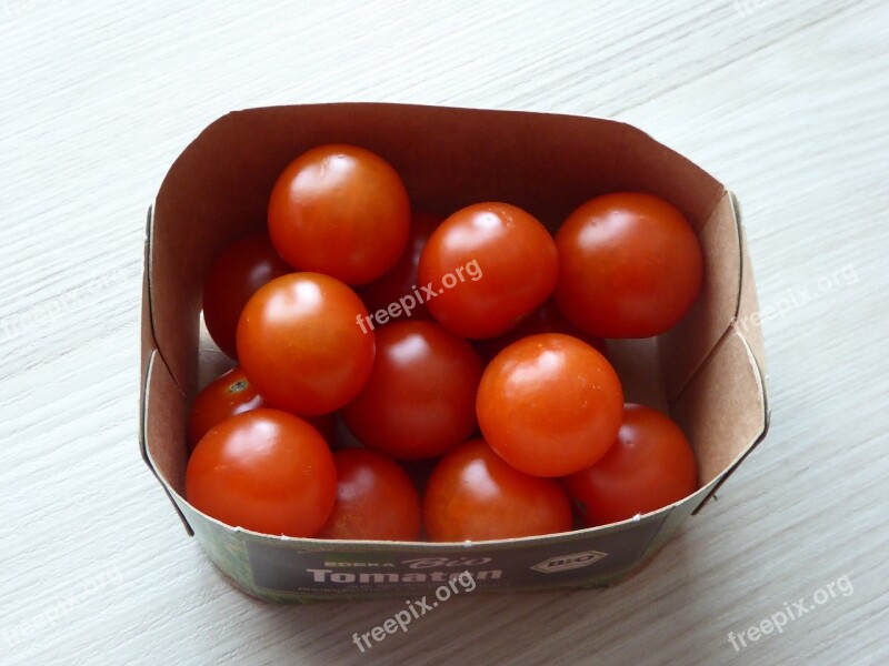 Tomatoes Vegetables Datailaufnahme Food Healthy