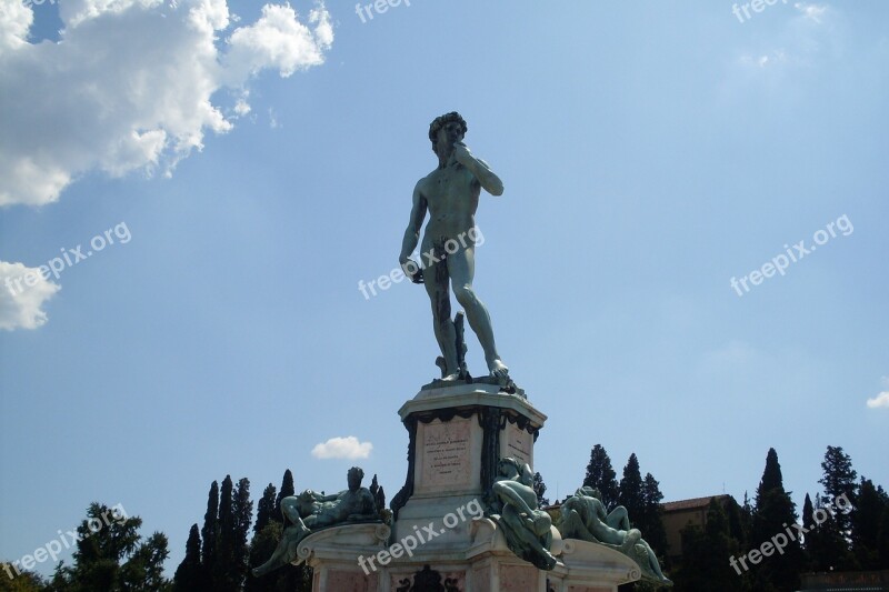 Michelangelo Statue Florence David Bronze