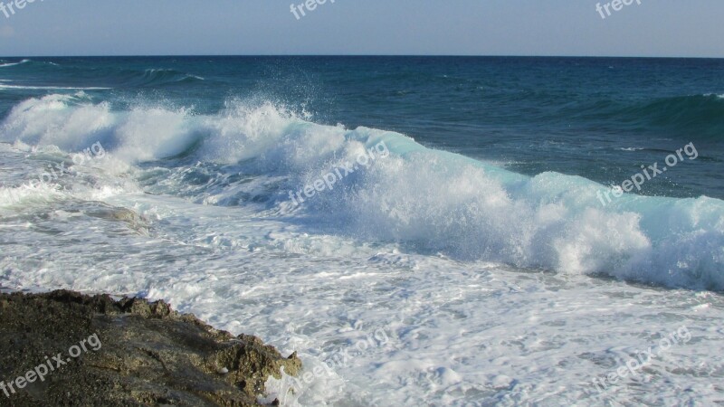 Wave Sea Water Shore Beach