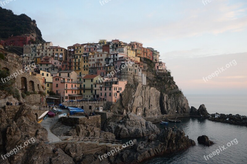 Manarola Cinque Terre Liguria Spice Boat