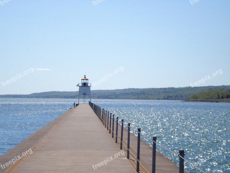 Two Harbors Pier Lake Superior