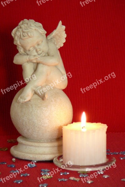 Angel Christmas Candle Fishing Rod Free Photos