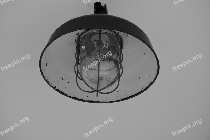 Hamburg Construction Hut Ship Port Lamp Original