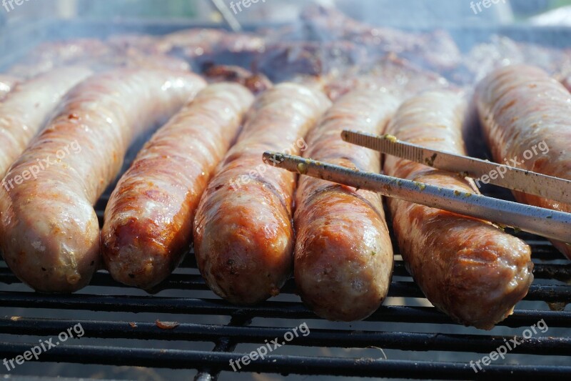 Grill Sausage Grilling Grill Sausage Barbecue