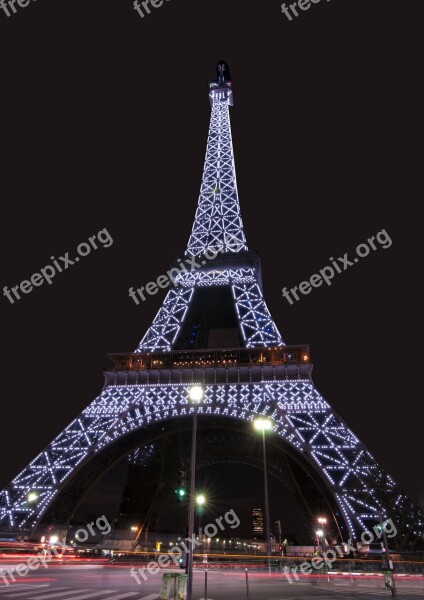 Eiffel Tower Monument Paris France Tower