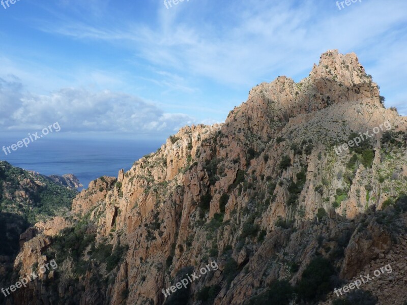 Creeks Of Piana Corsican Winter Free Photos