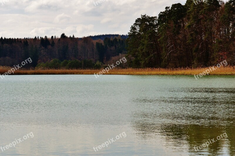 Easter Lake Iffeldorf Landscape Waters Nature