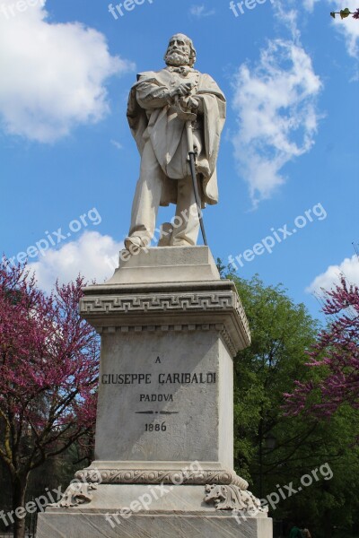 Garibaldi Statue Monument Padova Veneto