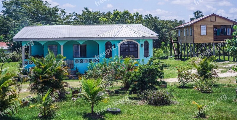 Belize Home Travel Tropical Architecture