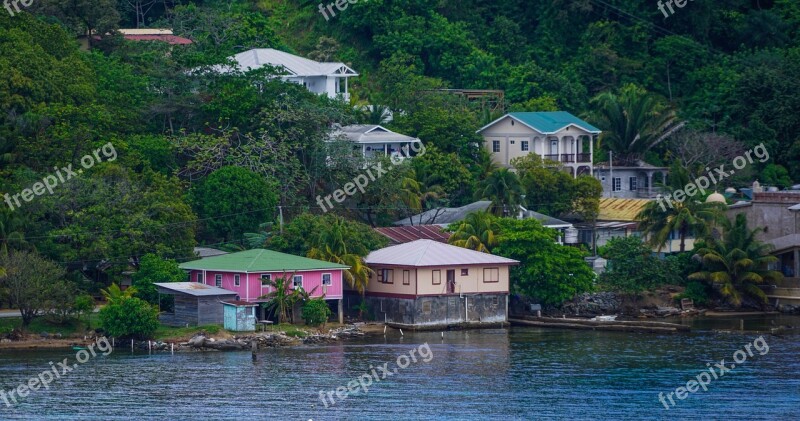 Roatan Honduras Landscape Seascape Caribbean