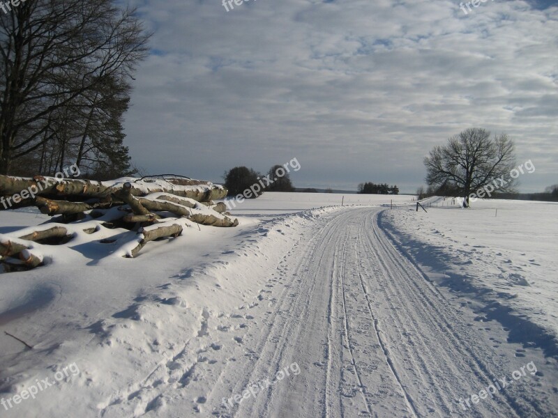 Swabian Alb Winter Snow Landscape Free Photos