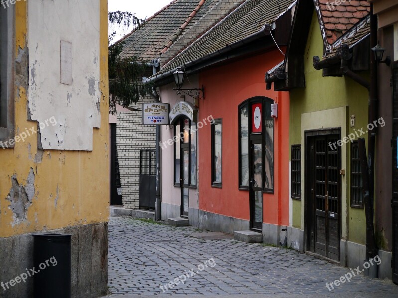 City Street Hungary Architecture Free Photos