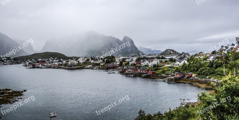 Lofoten Norway Islands Fisherman's Village Nordic