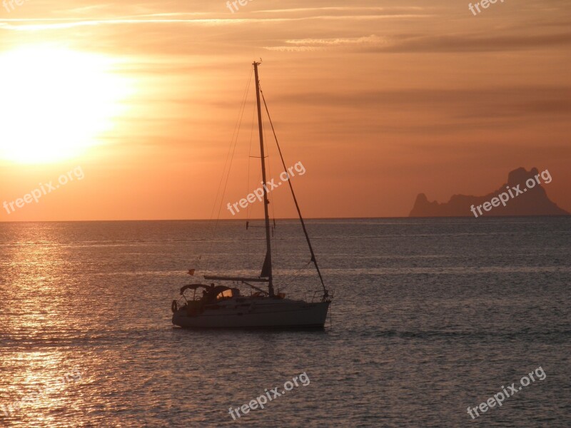 Sunset Formentera Free Photos