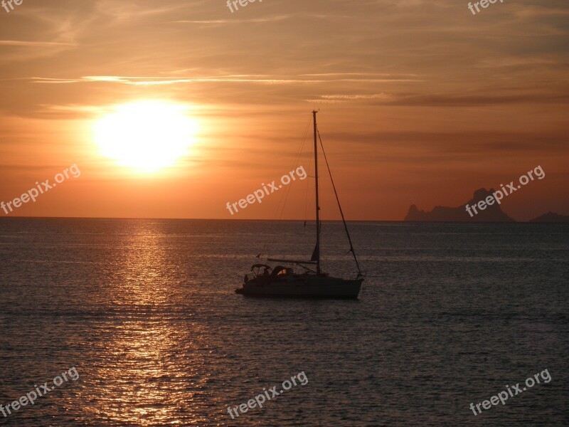 Sunset Formentera Free Photos