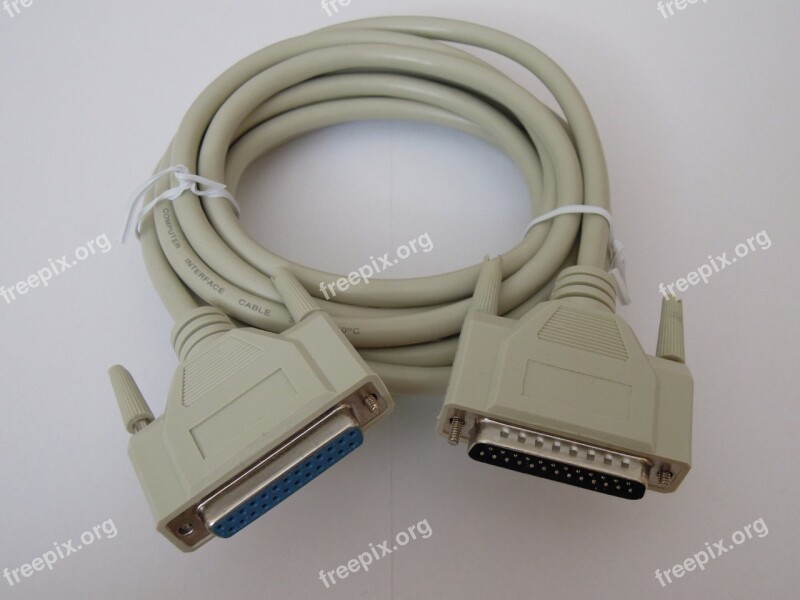 Printer Cable Lpt Printer Cable Free Photos