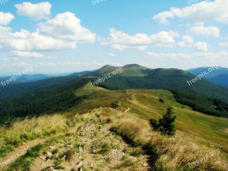 Mountains Poloniny Bieszczady Poland Tourism