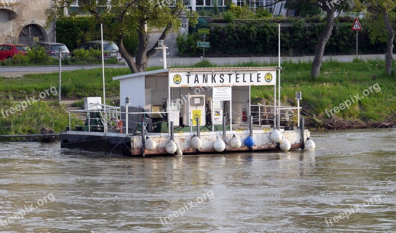 Danube Ship Station Wachau Austria Diesel