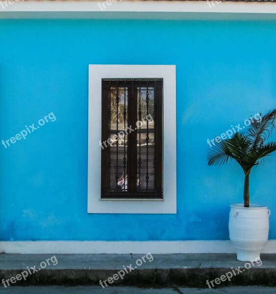 Cyprus Larnaca Town Old House Window