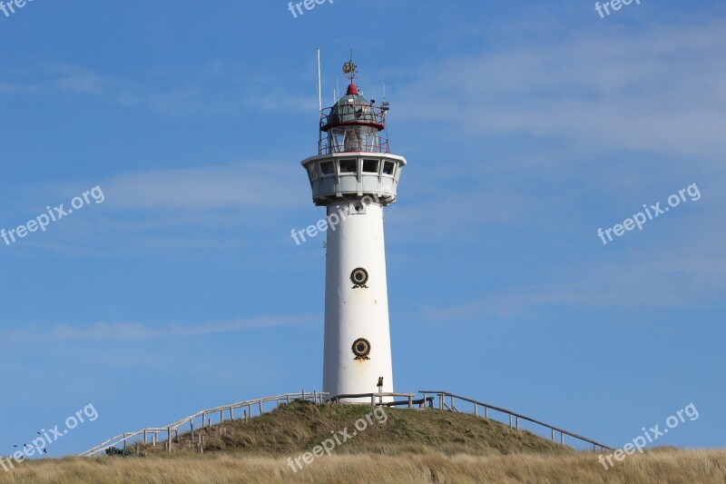 Lighthouse Egmond Holland Sea Beach