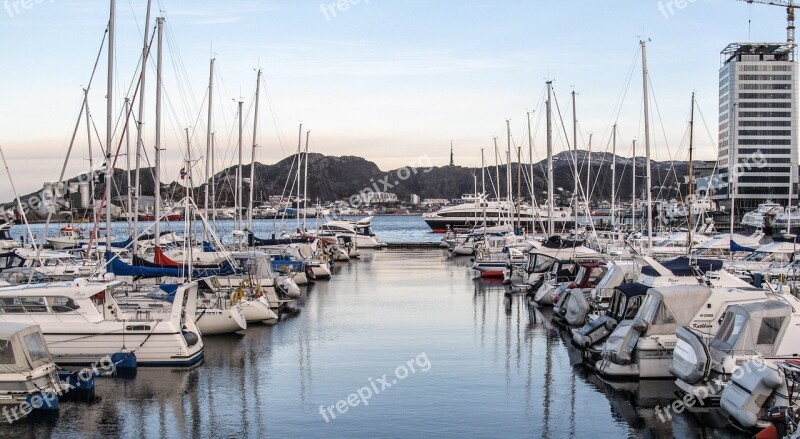 Port Boats Sea Harbor Dock