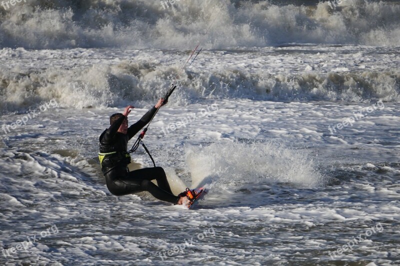 Kite Kitesurfing Sea Branding Active