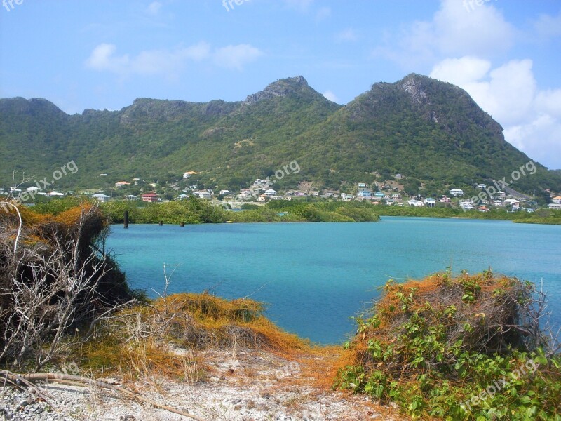 Bay Tropical Island Union Island Sea Ocean