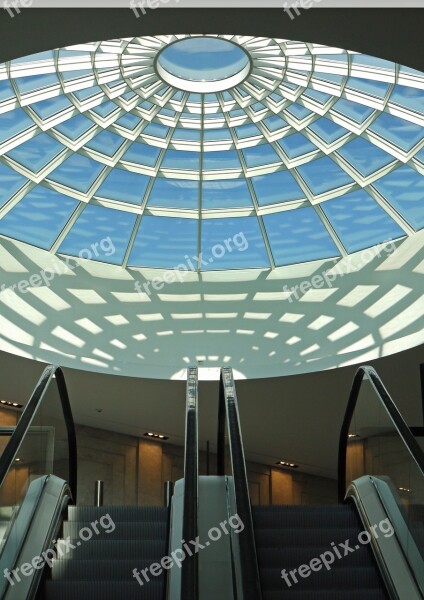 Dome Light Mall Shopping Centre Escalators Ceiling Lighting