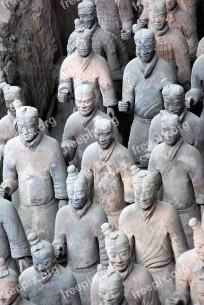 China Xian Soldier Army Terracotta