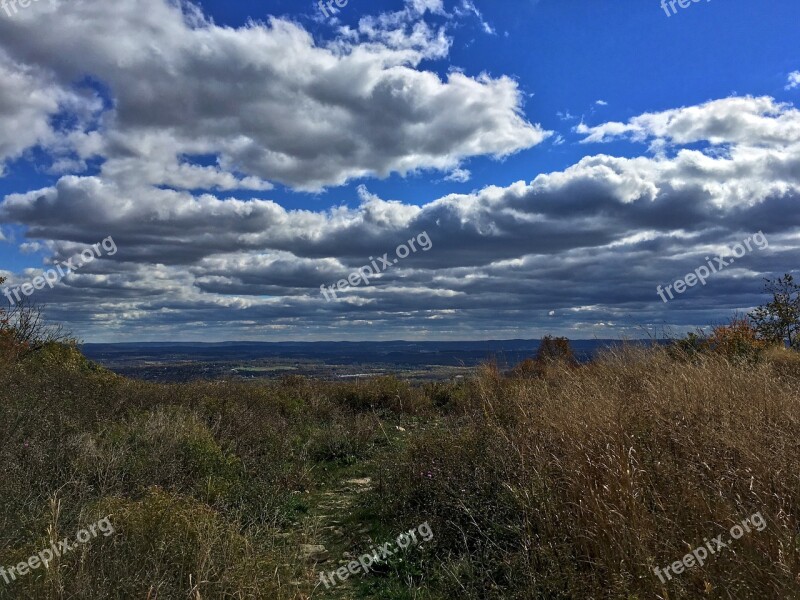 Hiking Appalachian Trail Landscape Backpacking Footpath