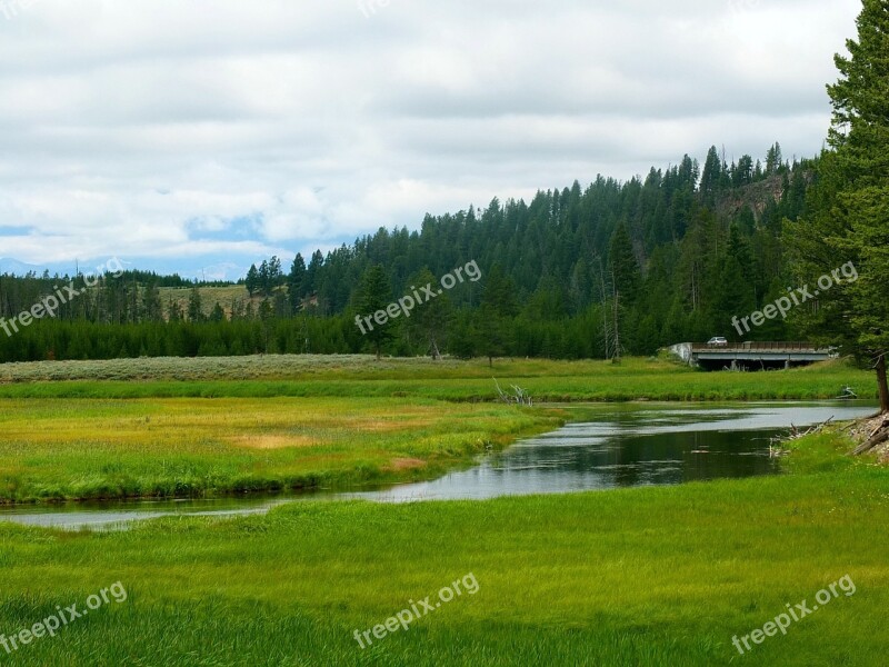 Nature Yellowstone Montana Free Photos