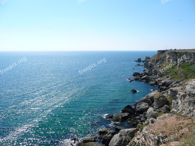 Kamen Bryag Beach Sea Bulgaria Black Sea