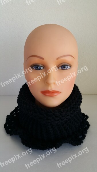 Fashion Mannequin Black Scarf Free Photos